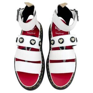 Dr. Martens x Betty Boop Sandals Vegan Clarissa II Quad Platform Faux Leather 10